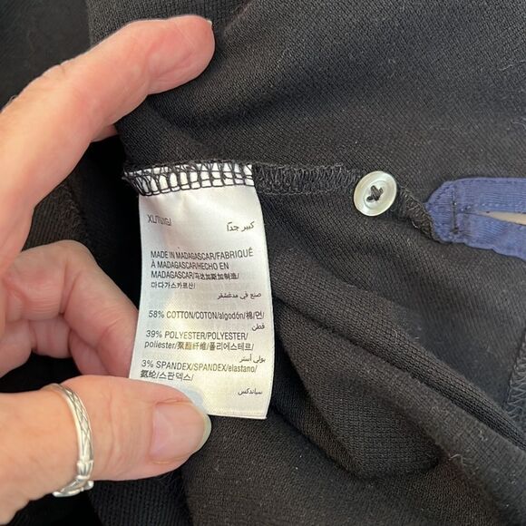 2 men’s szXL polo shirts 1 black charter club 1 white 14th & union GUC - Picture 8 of 9